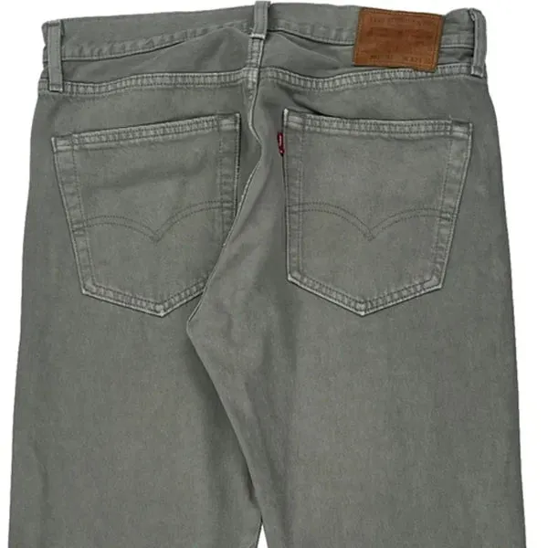 501 Levis Jeans - 32W 30L Khaki Cotton
