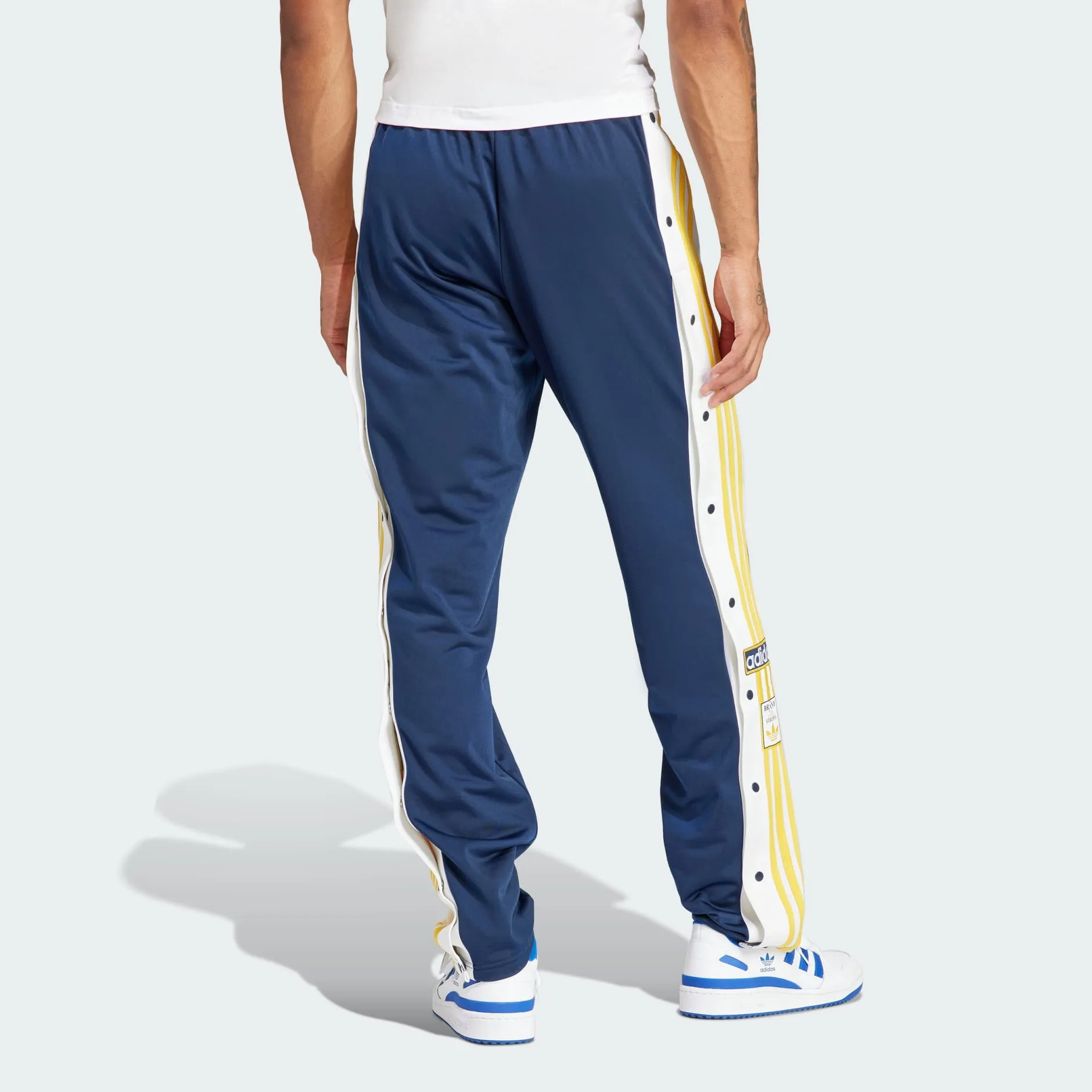 ADICOLOR CLASSICS ADIBREAK TRACKSUIT BOTTOMS - Night Indigo / Bold Gold / White