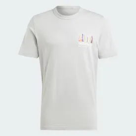 ADIDAS ADVENTURE GRAPHIC T-SHIRT - GREY