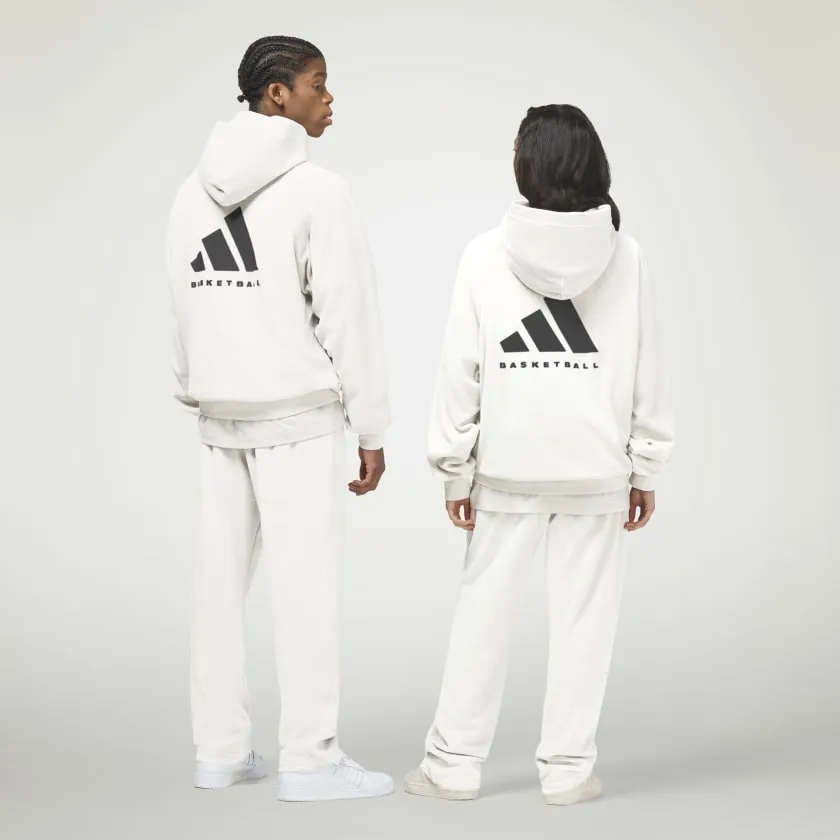 ADIDAS  BASKETBALL VELOUR HOODIE - IA3457