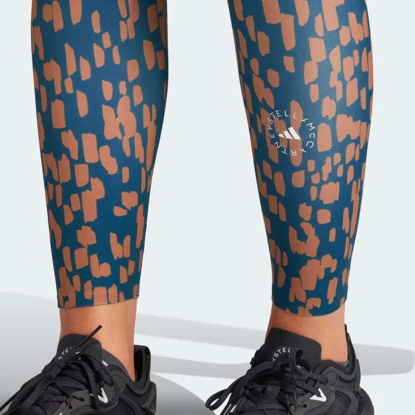 ADIDAS BY STELLA MCCARTNEY TRUEPURPOSE OPTIME TRAINING PRINTED 7/8 LEGGINGS - Tech Mineral / Timber