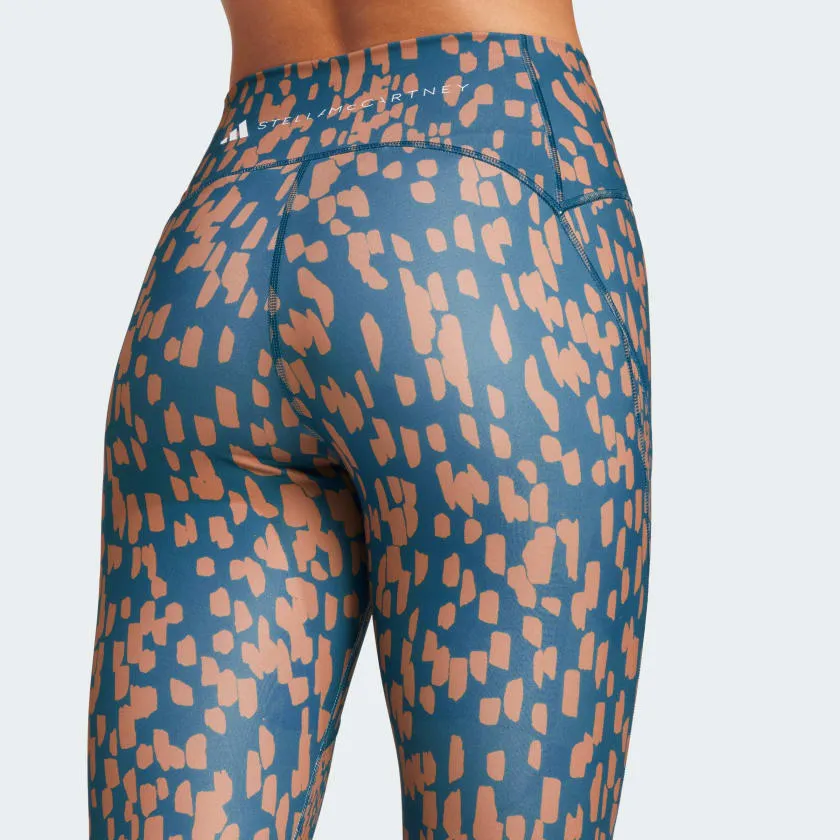 ADIDAS BY STELLA MCCARTNEY TRUEPURPOSE OPTIME TRAINING PRINTED 7/8 LEGGINGS - Tech Mineral / Timber