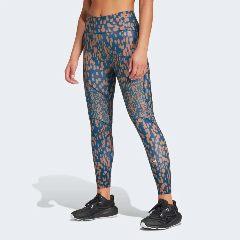 ADIDAS BY STELLA MCCARTNEY TRUEPURPOSE OPTIME TRAINING PRINTED 7/8 LEGGINGS - Tech Mineral / Timber