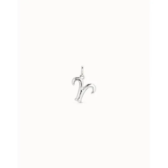 Aries Silver Metal Charm