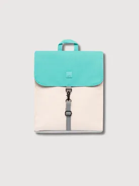 Backpack Handy Mini Aqua Green & Ecru | Lefrik