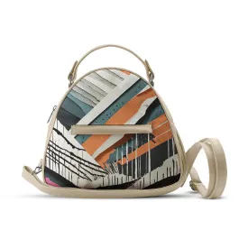 Beige Mini Voyage Backpack Disrupted