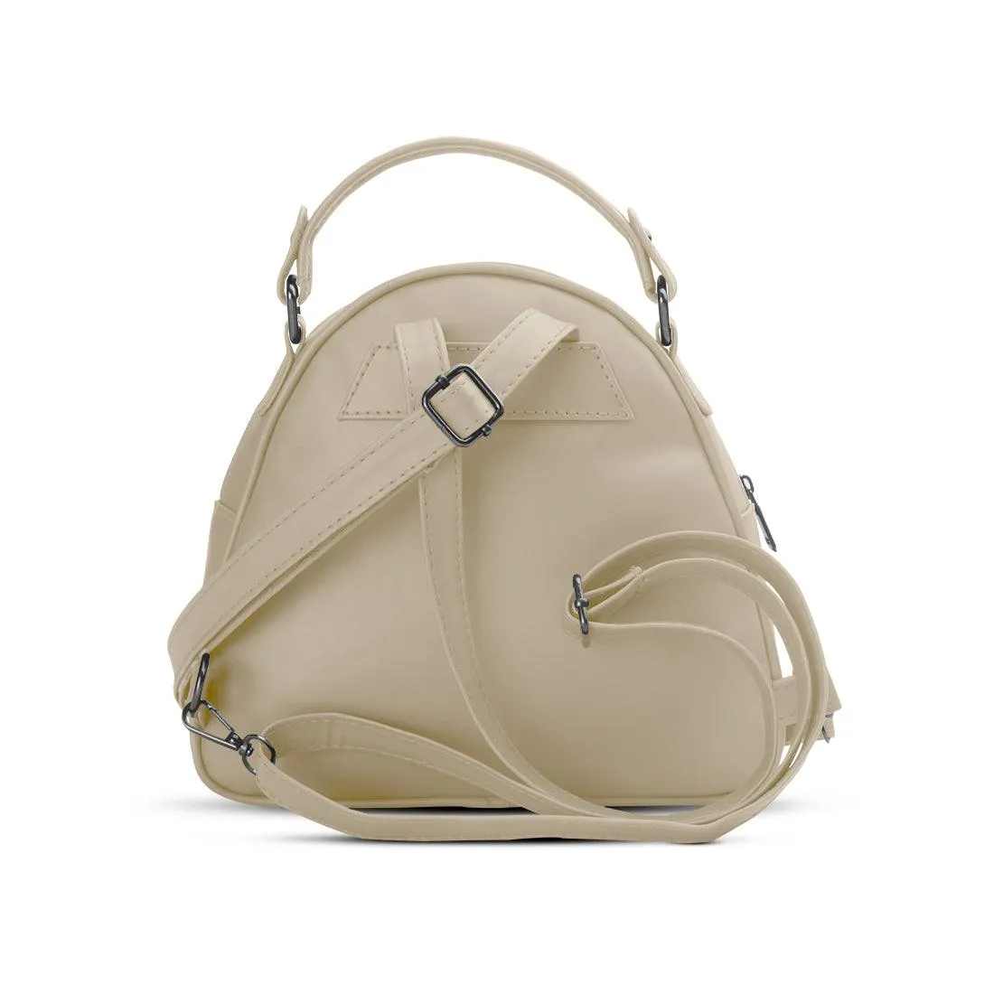 Beige Mini Voyage Backpack Disrupted