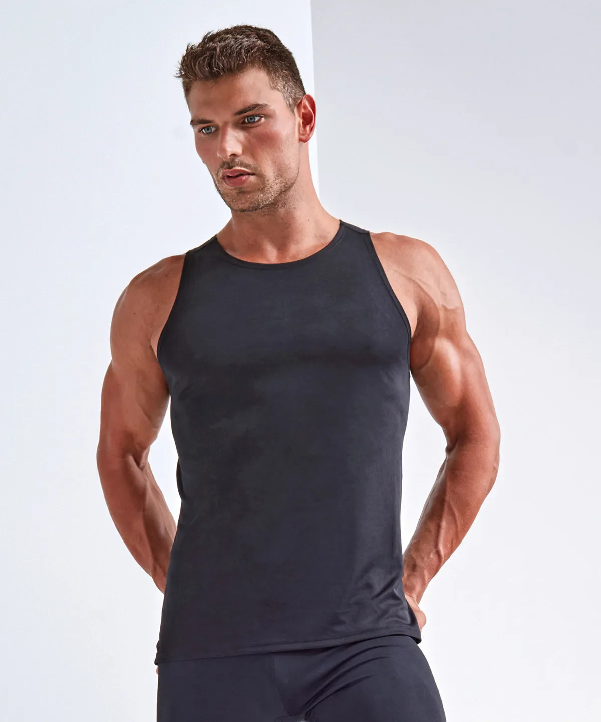 Black Melange/Black - TriDri® performance contrast vest