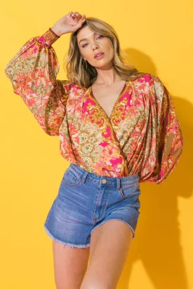 BLESSED EVENTS WOVEN TOP