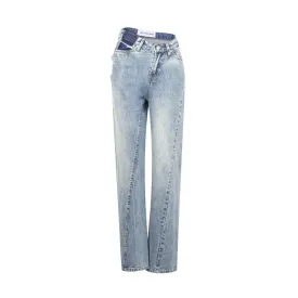 Blue Twisted Jeans
