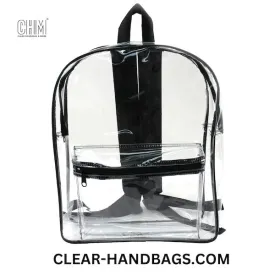 Clear Backpack For School or Work with Adjustable Shoulder Strap(CH-D023F)