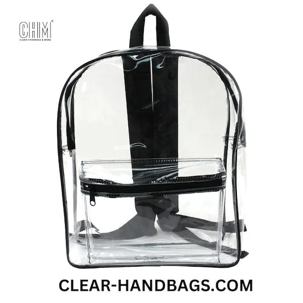 Clear Backpack For School or Work with Adjustable Shoulder Strap(CH-D023F)