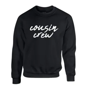 Cousin Crew Kids Sweatshirts Black (MRK X)