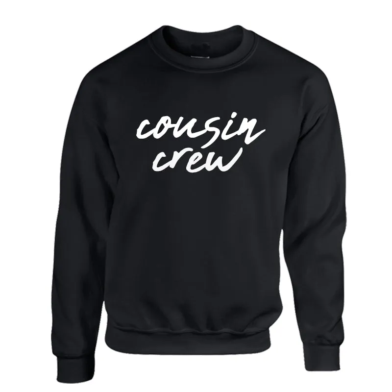 Cousin Crew Kids Sweatshirts Black (MRK X)