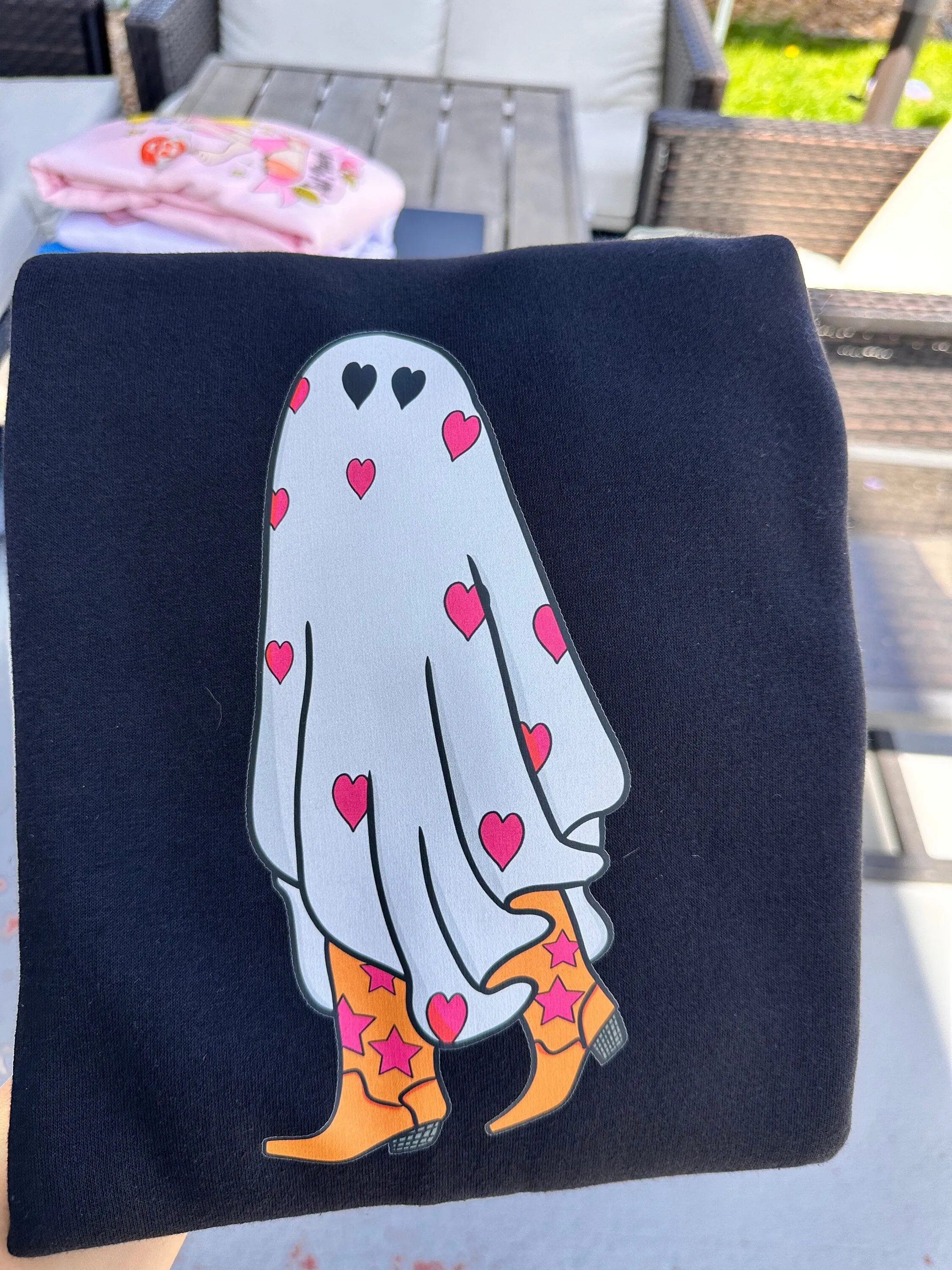 Cute cowgirl ghost sweatshirts