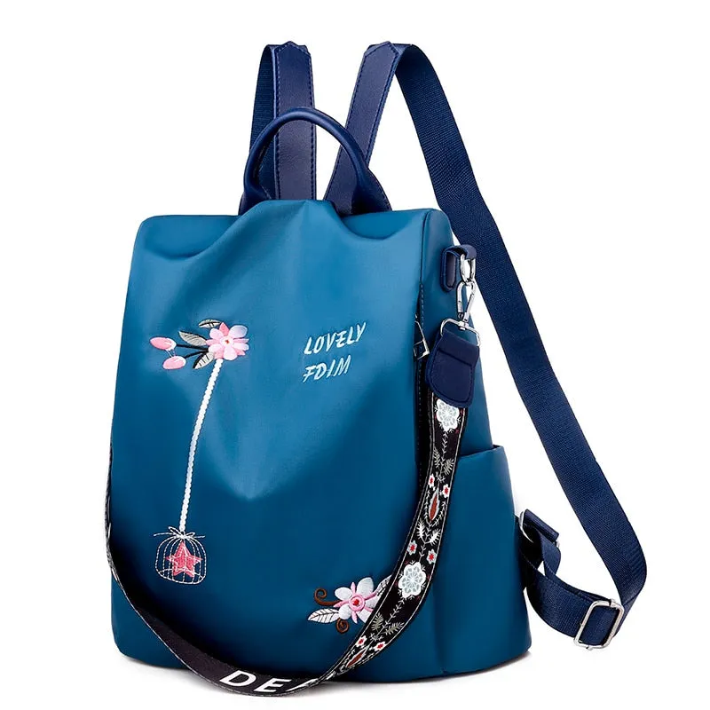 Fashion Anti-theft Women Backpacks Famous Brand High Quality Waterproof Oxford Women Backpack Ladies Large Capacity Backpack