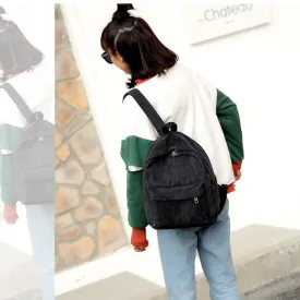 Fashion Corduroy Backpack