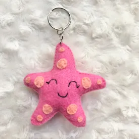 Felt Sea Star Keychain