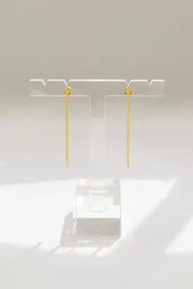 Gold Bar Earrings