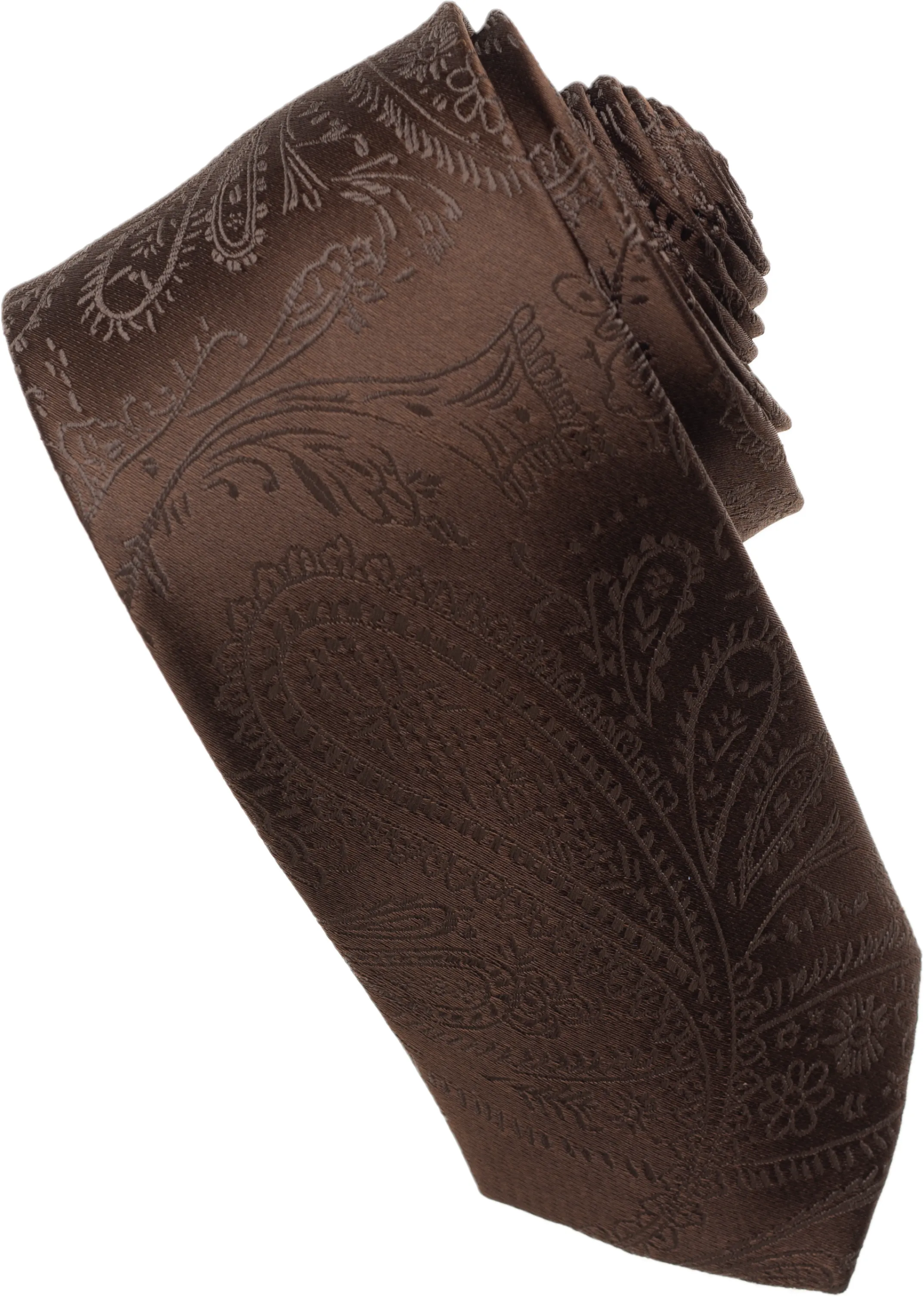 Grape Paisley Tone on Tone Necktie