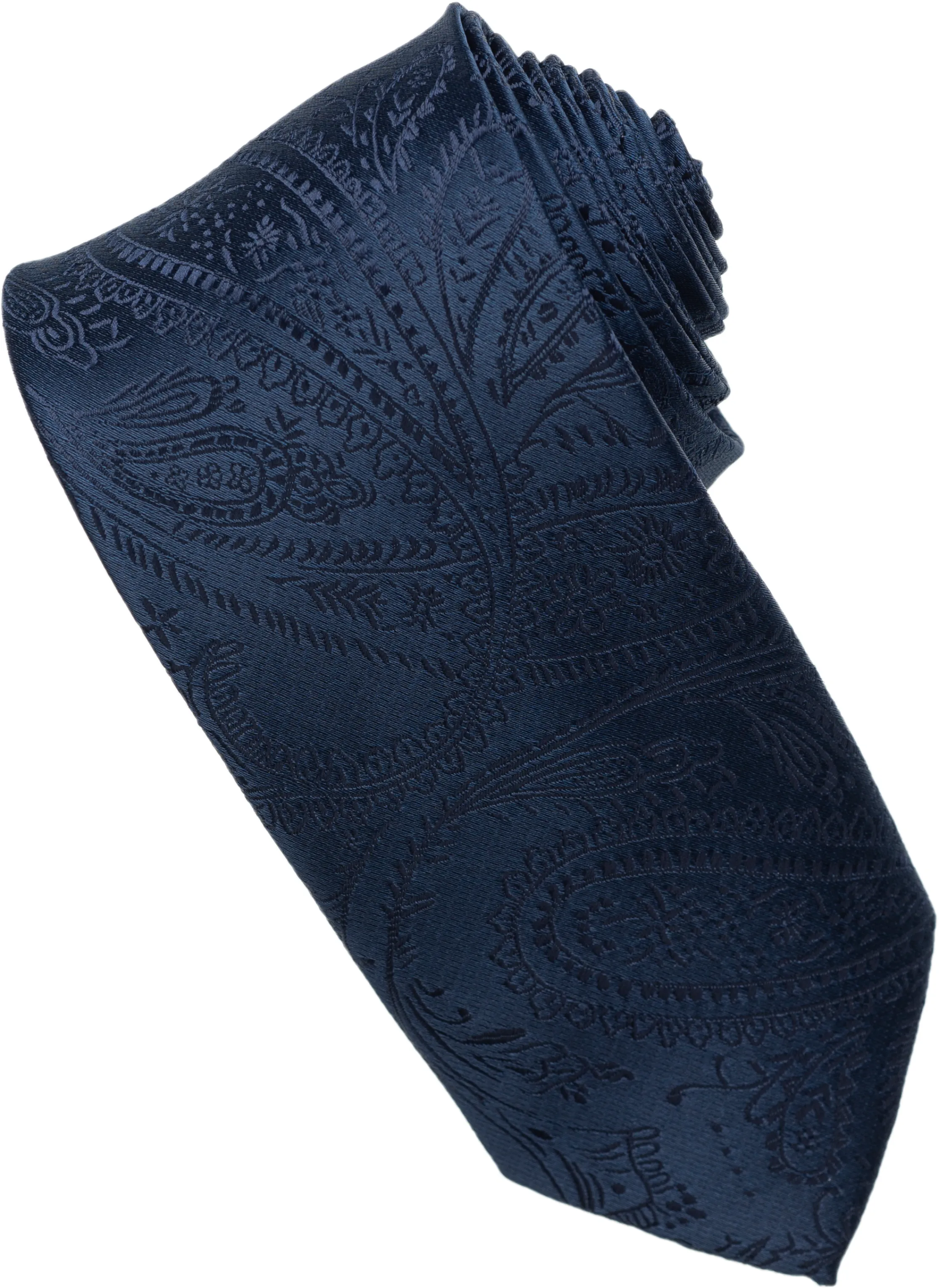 Grape Paisley Tone on Tone Necktie