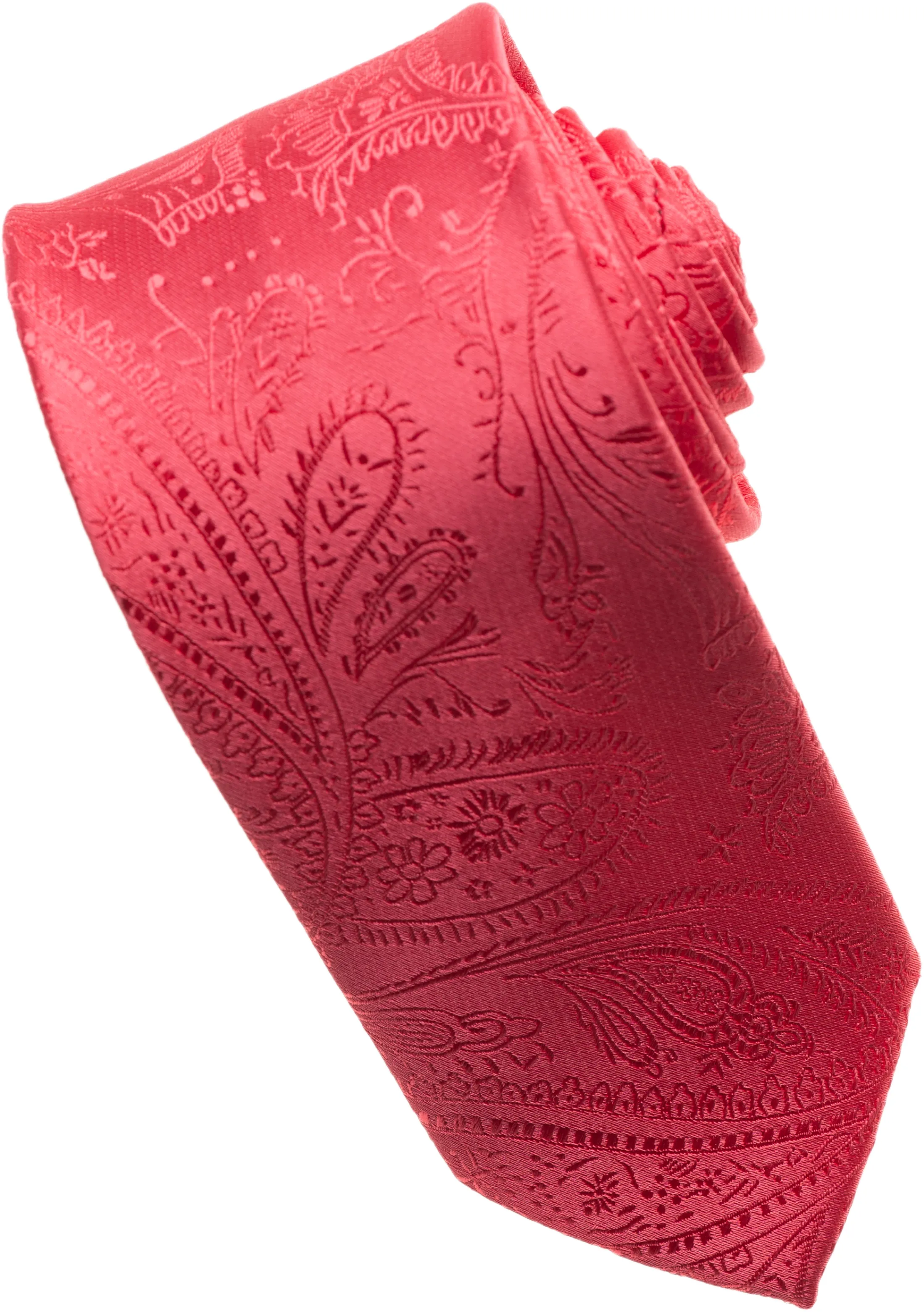 Grape Paisley Tone on Tone Necktie