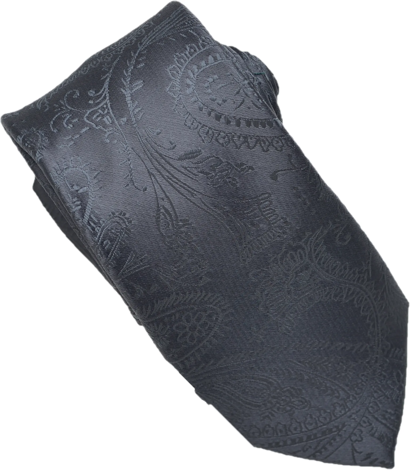 Grape Paisley Tone on Tone Necktie