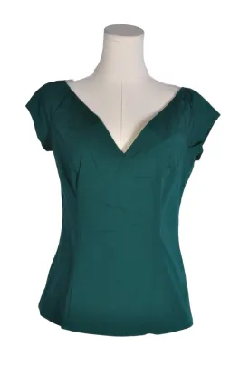 HELL BUNNY Women Blouses Regular fit in Green - L