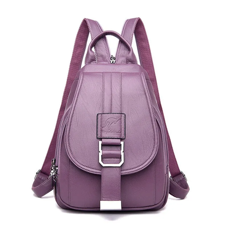Hot Women Leather Backpacks
