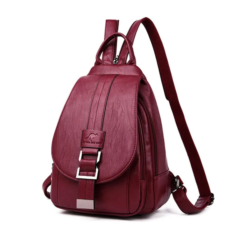 Hot Women Leather Backpacks