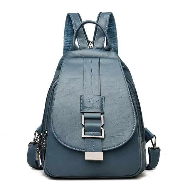 Hot Women Leather Backpacks