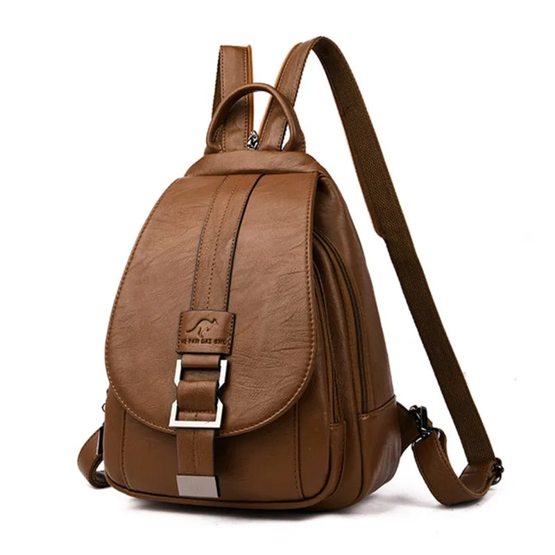 Hot Women Leather Backpacks