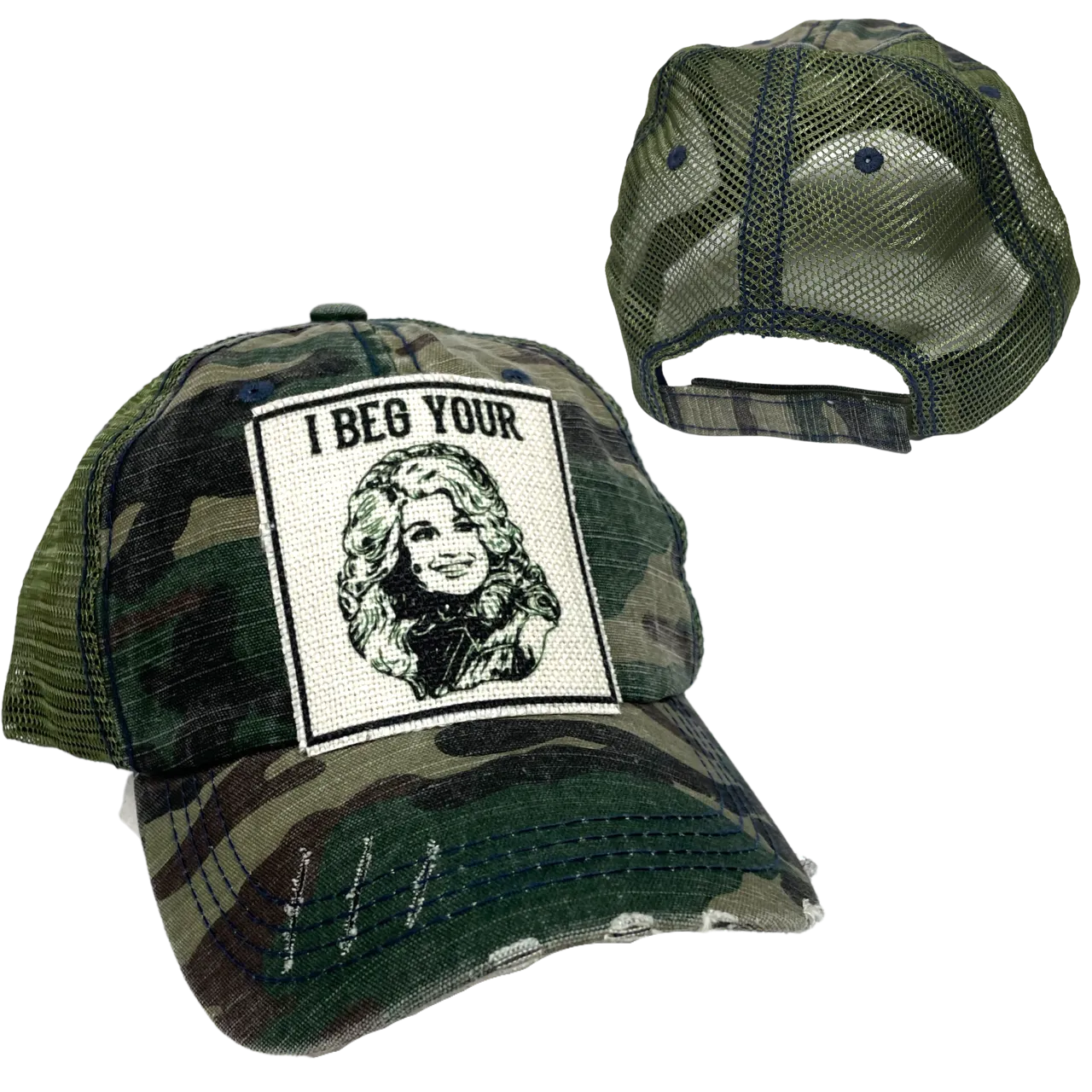 I BEG YOUR PARTON BALL CAP