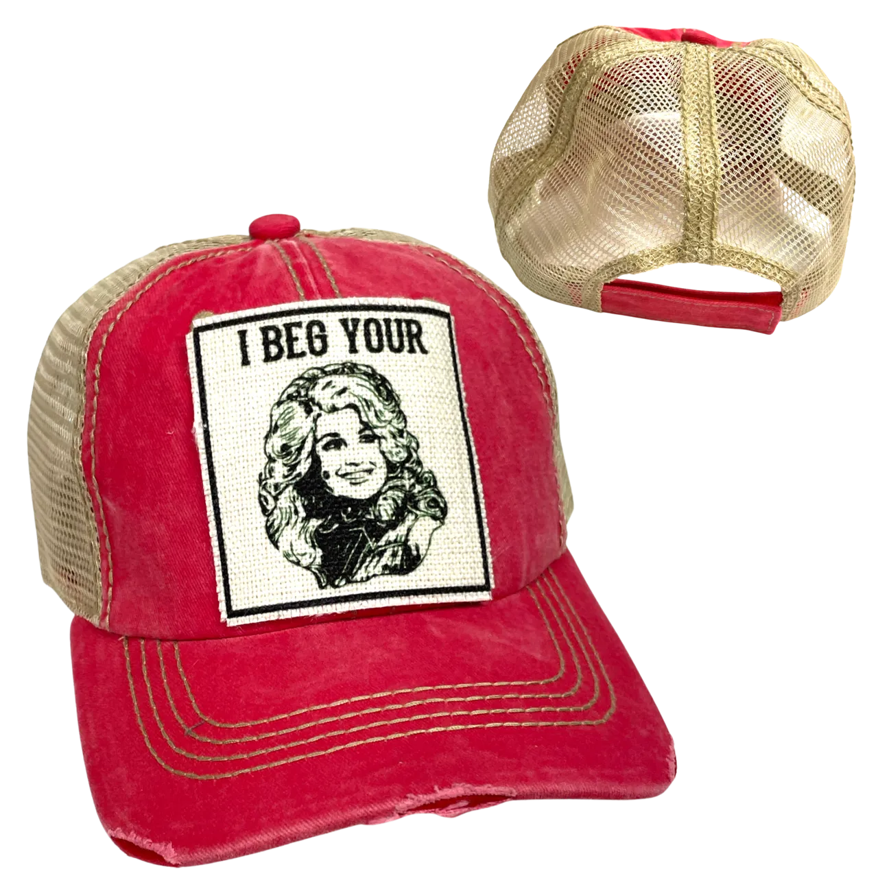 I BEG YOUR PARTON BALL CAP