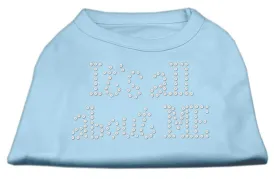 It's All About Me Rhinestone Shirts Baby Blue XS (8)