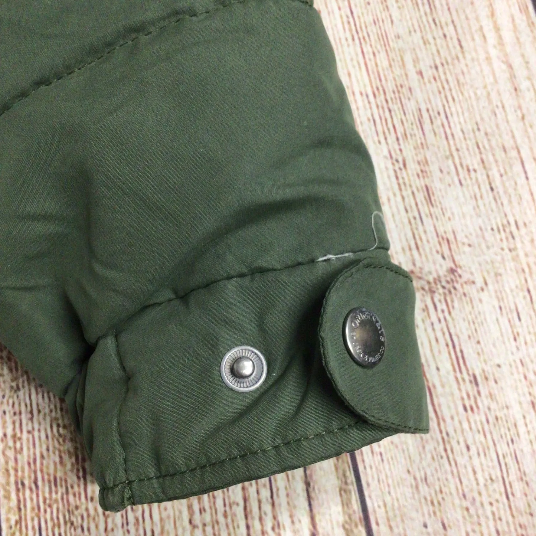 Jack & Jones Green Jorlite Short Puffer Jacket w/Removable Hood Size L
