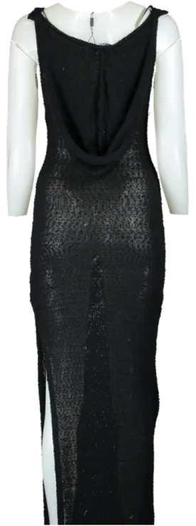 Jaded London Black Sleeveless Maxi Dress UK XS