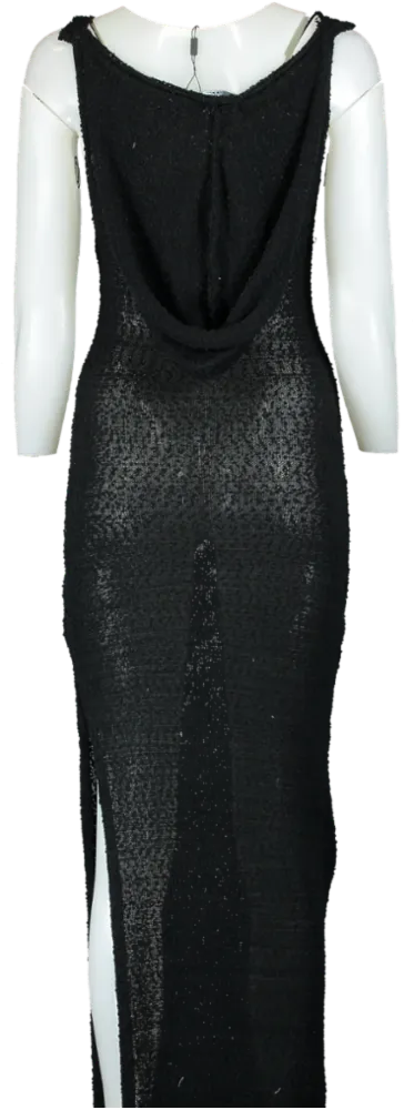 Jaded London Black Sleeveless Maxi Dress UK XS