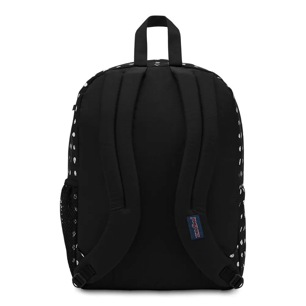 JanSport Big Student Backpack - Black Sketch Dot - Oversized