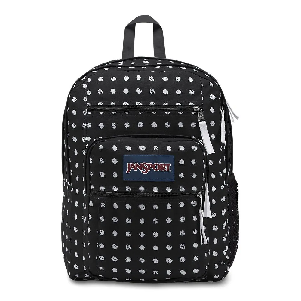 JanSport Big Student Backpack - Black Sketch Dot - Oversized