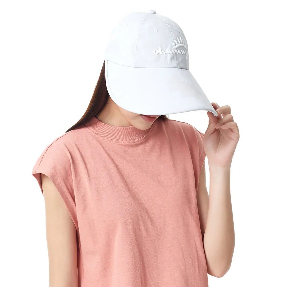 Japan Stock Women's Large Brim Adjustable Baseball Cap UPF 50 