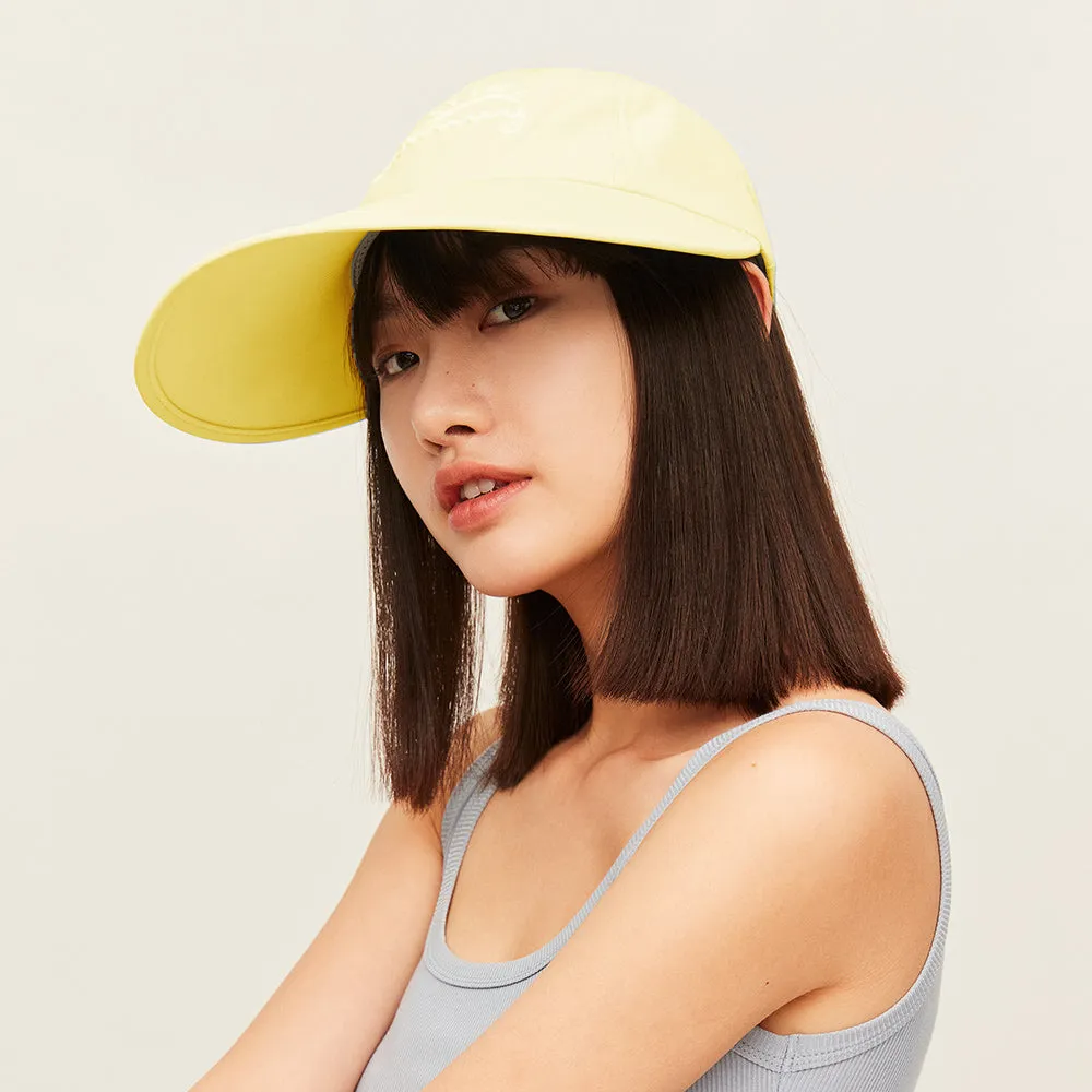 Japan Stock Women's Large Brim Adjustable Baseball Cap UPF 50 