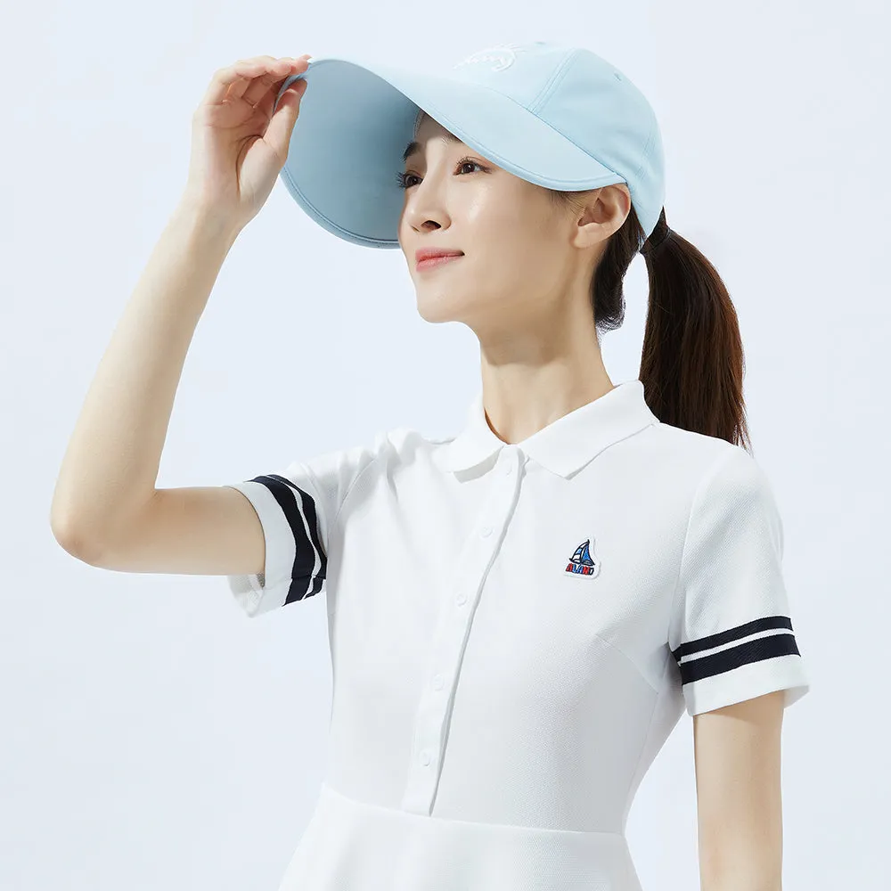 Japan Stock Women's Large Brim Adjustable Baseball Cap UPF 50 