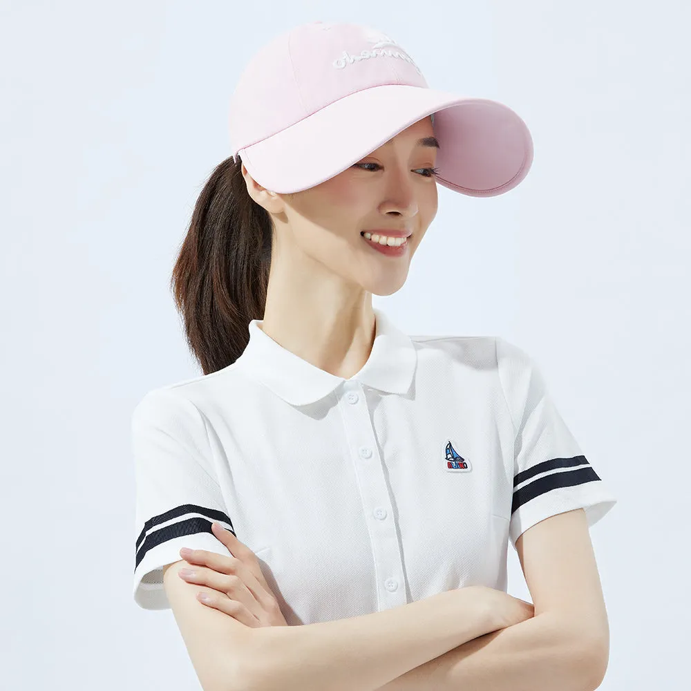 Japan Stock Women's Large Brim Adjustable Baseball Cap UPF 50 