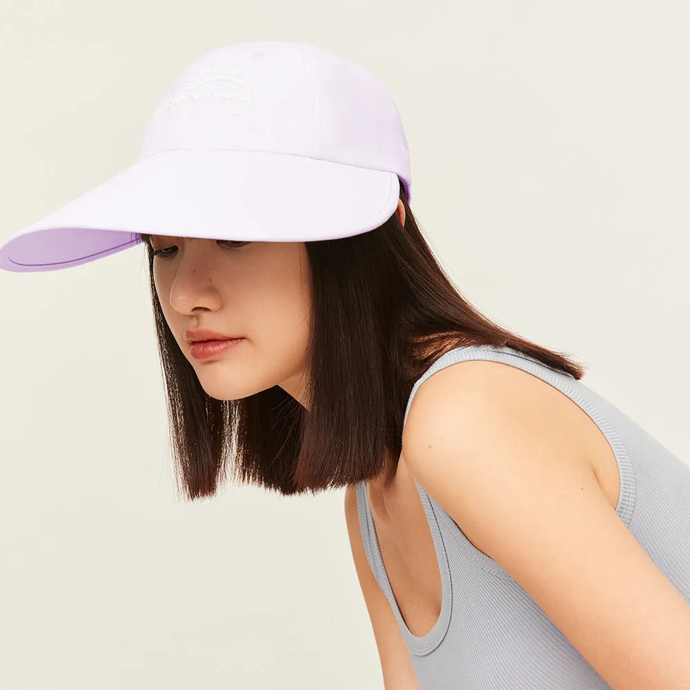 Japan Stock Women's Large Brim Adjustable Baseball Cap UPF 50 
