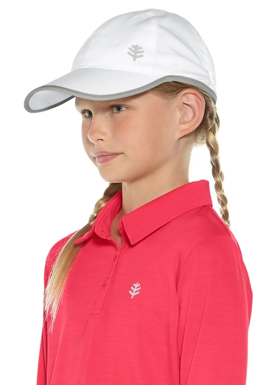 Kid's Lenny Sport Cap  |  White/Silver