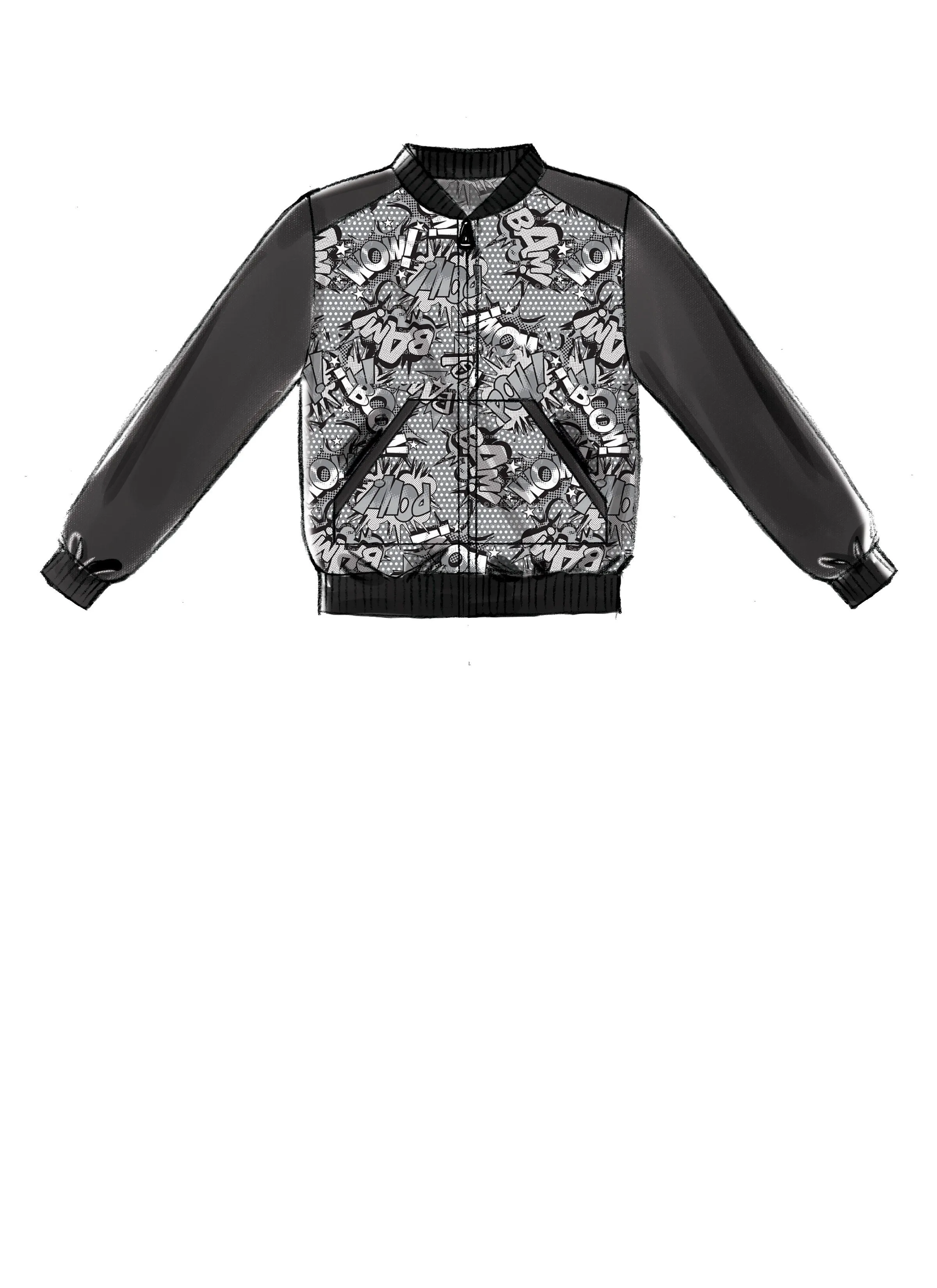 M7619 Girls' / Boys' Bomber Jackets