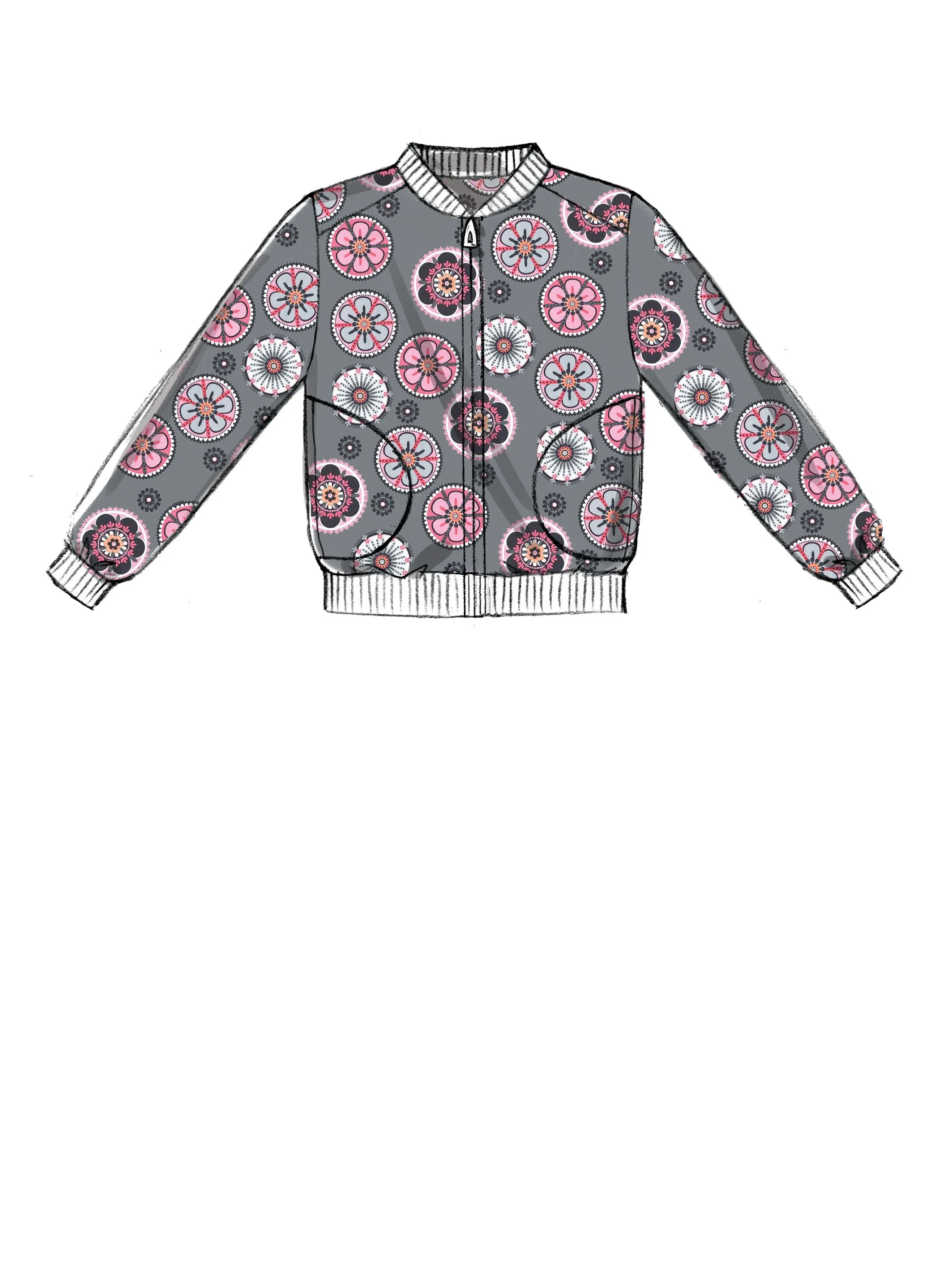 M7619 Girls' / Boys' Bomber Jackets