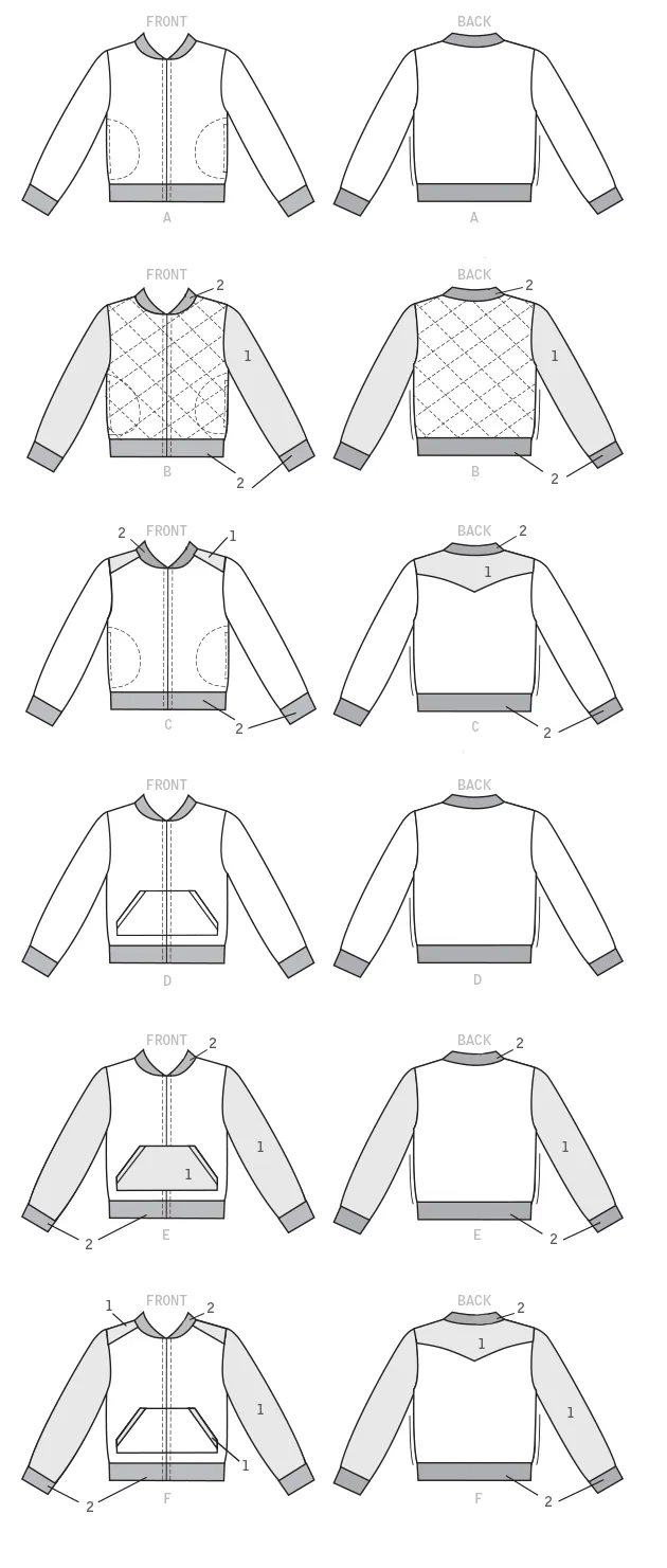 M7619 Girls' / Boys' Bomber Jackets