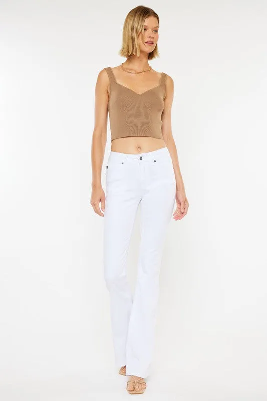 Maureen Mid Rise Flare Jeans